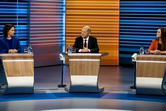 Annalena Baerbock (Die Grünen), Olaf Scholz (SPD) und Janine Wissler (Die Linke): Rot-Grün-Rot ist eine der denkbaren Koalitionen nach der Bundestagswahl.