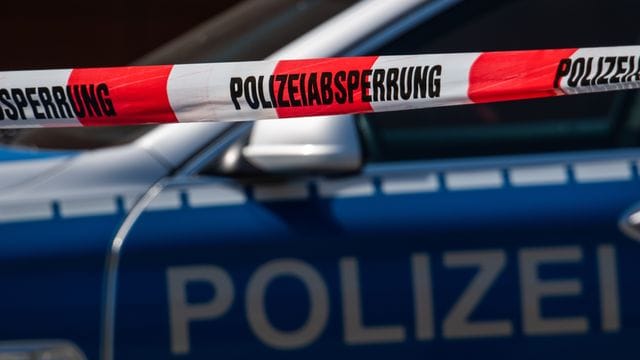 Polizeiabsperrung Polizeiabsperrung