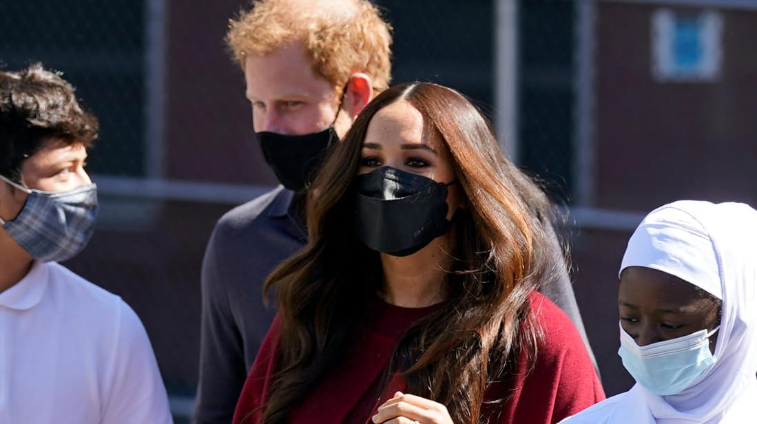 Prinz Harry und Herzogin Meghan: Sie besuchten am Freitag eine Schule in Harlem. Prinz Harry und Herzogin Meghan: Sie besuchten am Freitag eine Schule in Harlem.