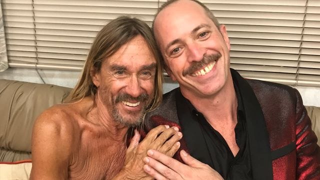 Musiker Iggy Pop (l) und Gitarrist Matt Sweeney.