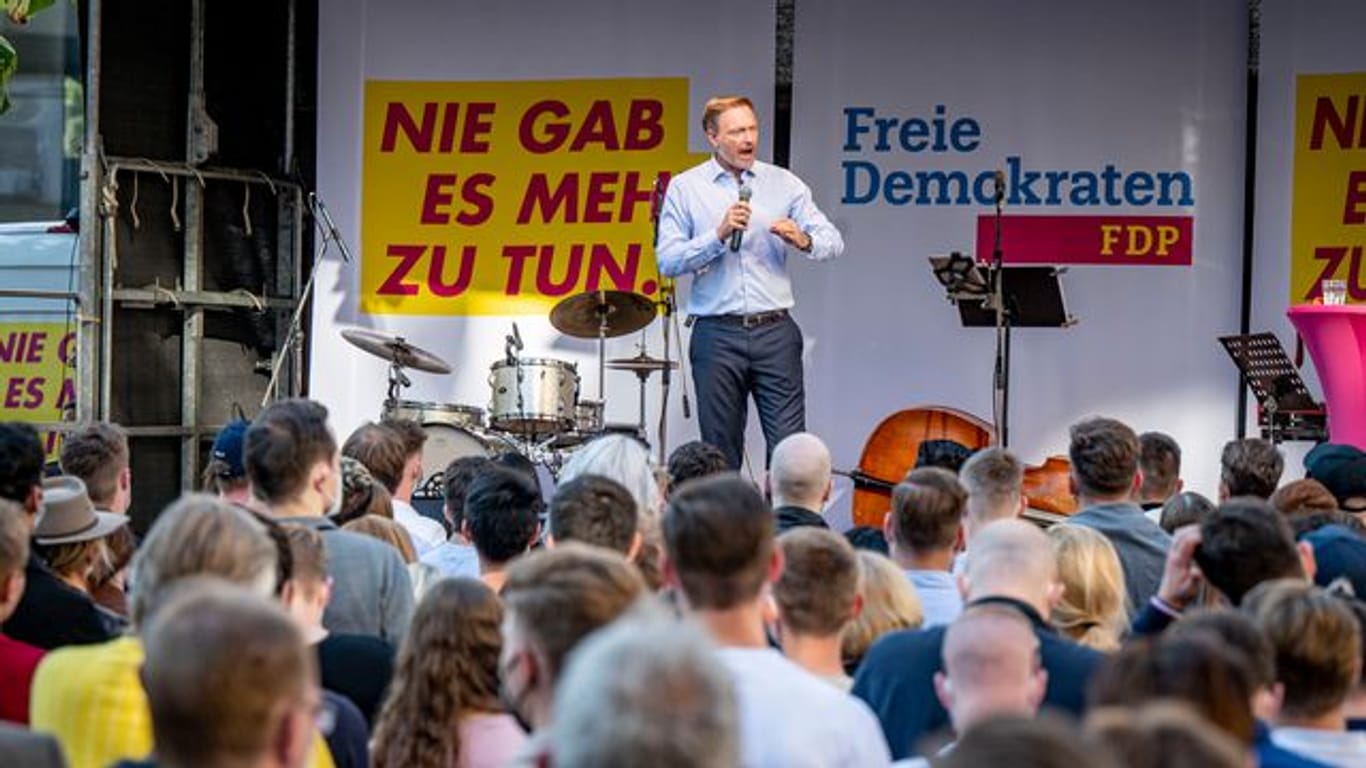 Wahlkampf FDP - Lindner
