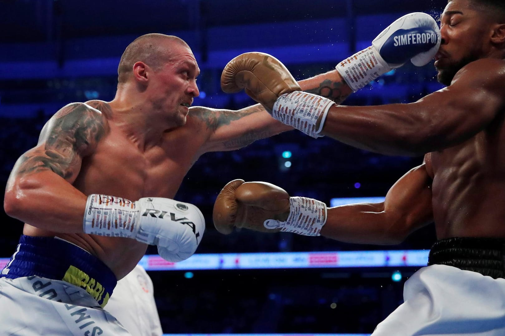 Beim Kampf gegen Alexander Usyk (links) ging es für Anthony Joshua (rechts) um mehr als nur einen Titel.