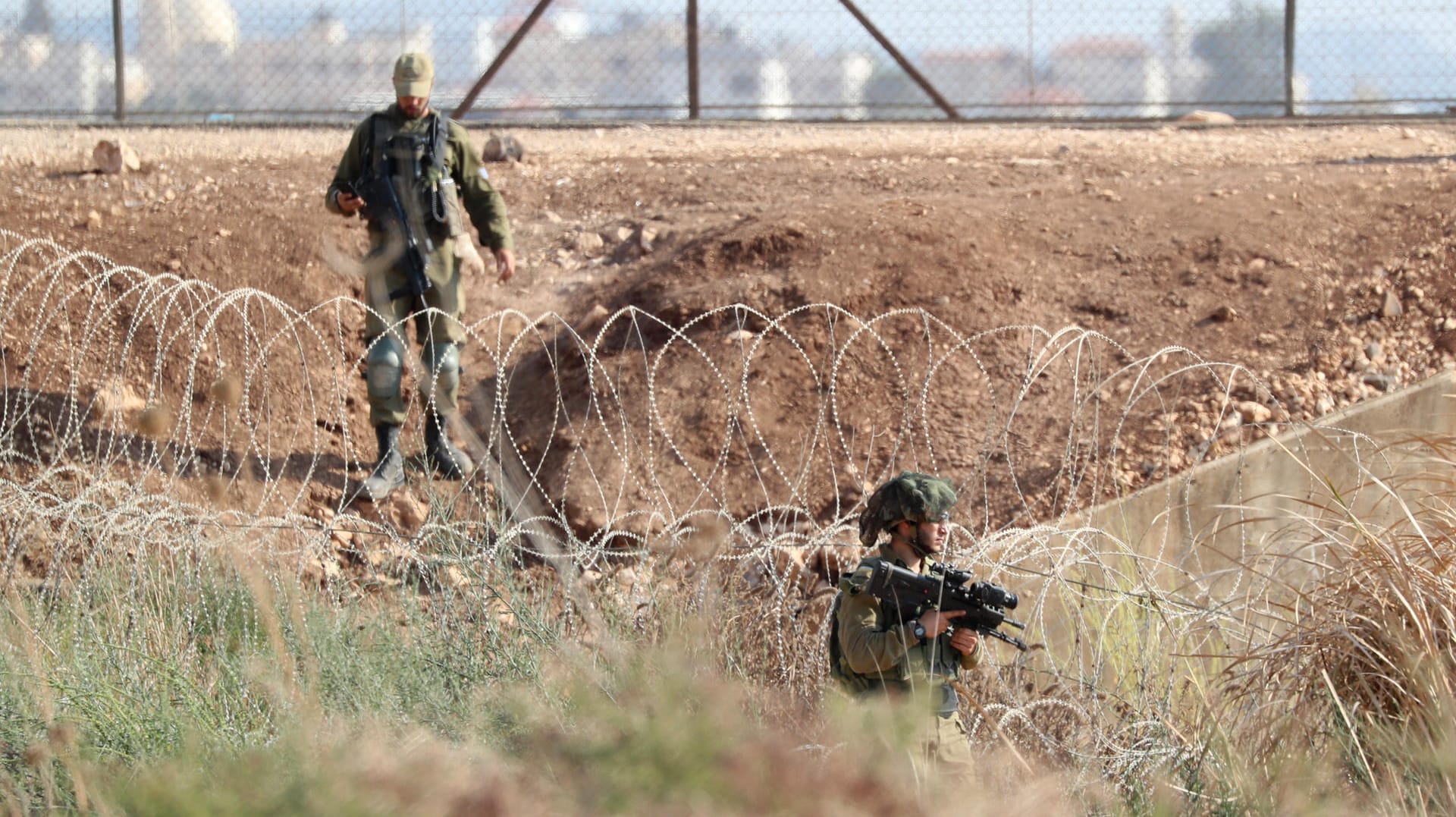 Israelische Soldaten an der nördlichen Grenze zum Westjordanland: Bei einer Razzia der Armee sind offenbar vier militante Palästinenser ums Leben gekommen. (Archivfoto)