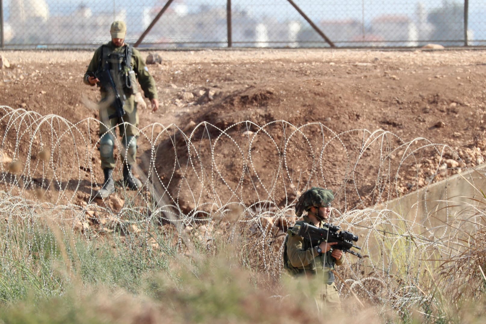 Israelische Soldaten an der nördlichen Grenze zum Westjordanland: Bei einer Razzia der Armee sind offenbar vier militante Palästinenser ums Leben gekommen. (Archivfoto)
