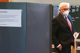 Bundestagswahl - Stimmabgabe Steinmeier