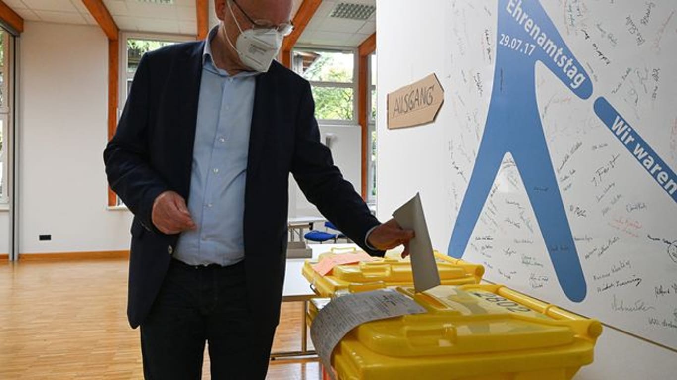 Bundestagswahl - Stimmabgabe Weil SPD