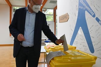 Bundestagswahl - Stimmabgabe Weil SPD