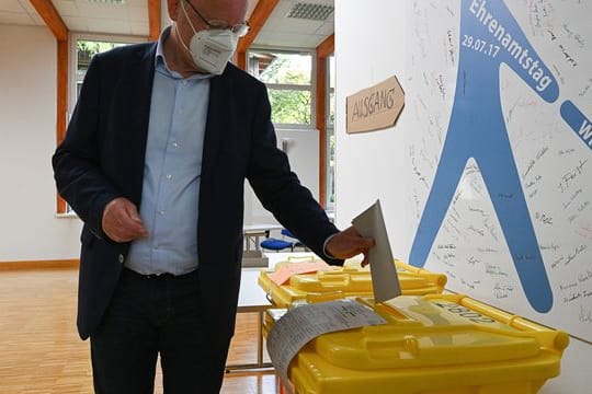 Bundestagswahl - Stimmabgabe Weil SPD