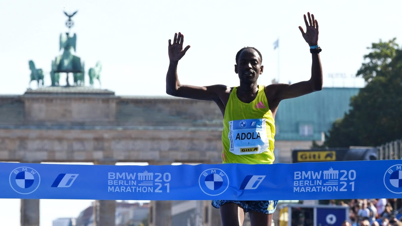 Der Gewinner des diesjährigen Berlin-Marathons: Guye Adola.