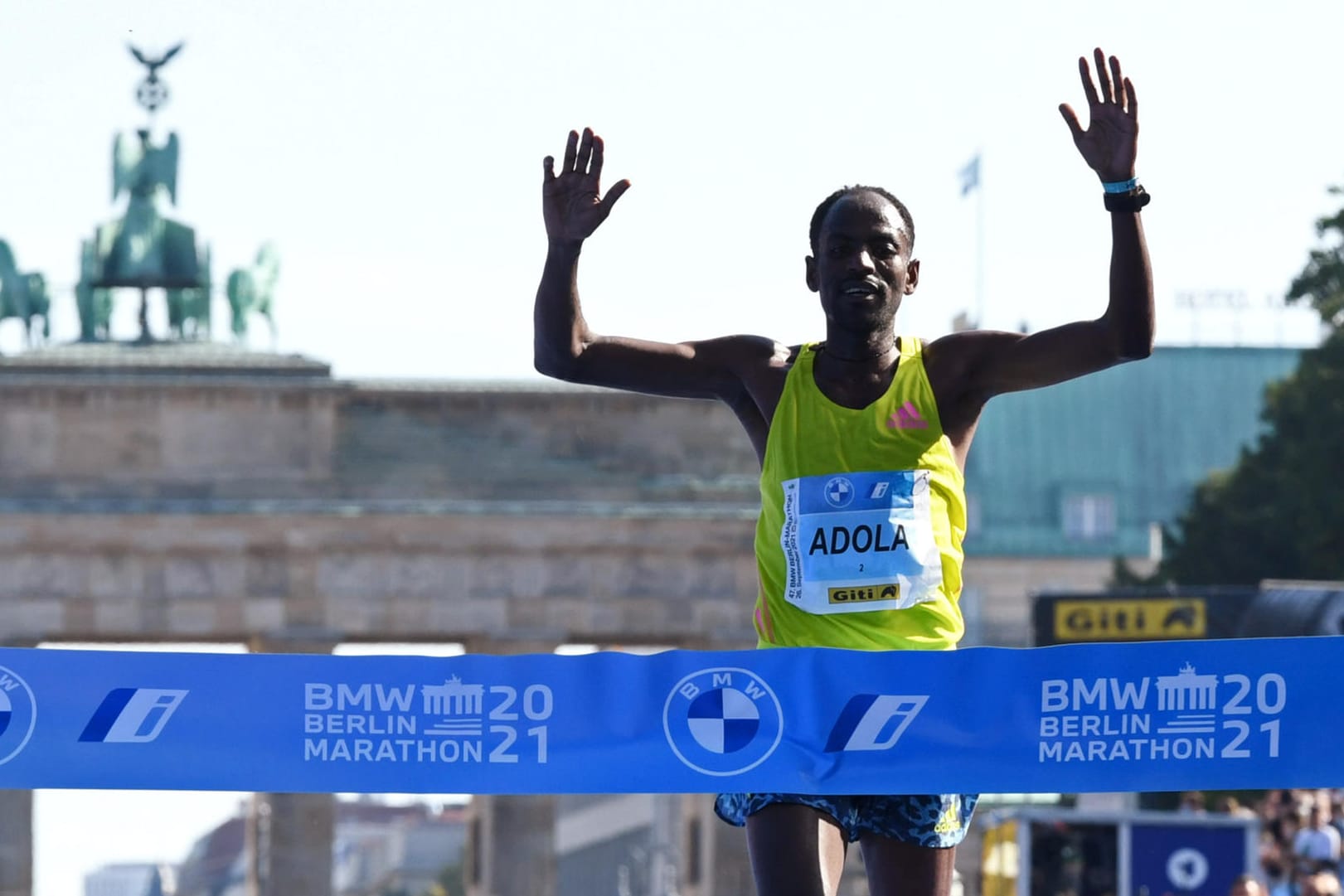 Der Gewinner des diesjährigen Berlin-Marathons: Guye Adola.