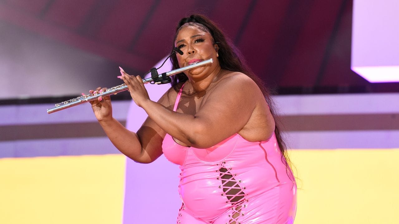Sängerin Lizzo beim Global Citizen Live-Konzert im Central Park. Sängerin Lizzo beim Global Citizen Live-Konzert im Central Park.