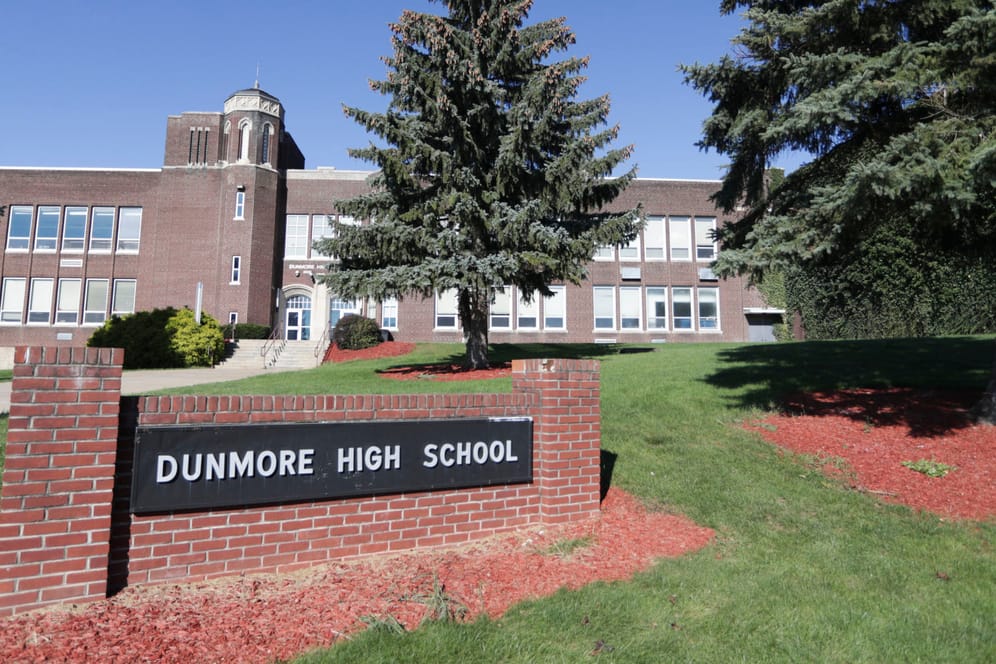 Die Dunmore High School in Pennsylvania: Die Polizei hat womöglich einen Anschlag auf die Schule verhindert.