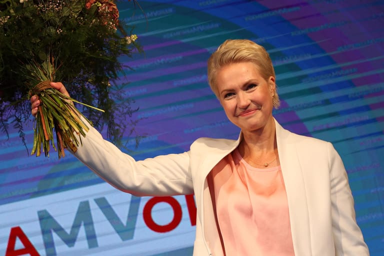 Manuela Schwesig: Die SPD hat die Landtagswahl in Mecklenburg-Vorpommern laut Prognose gewonnen.