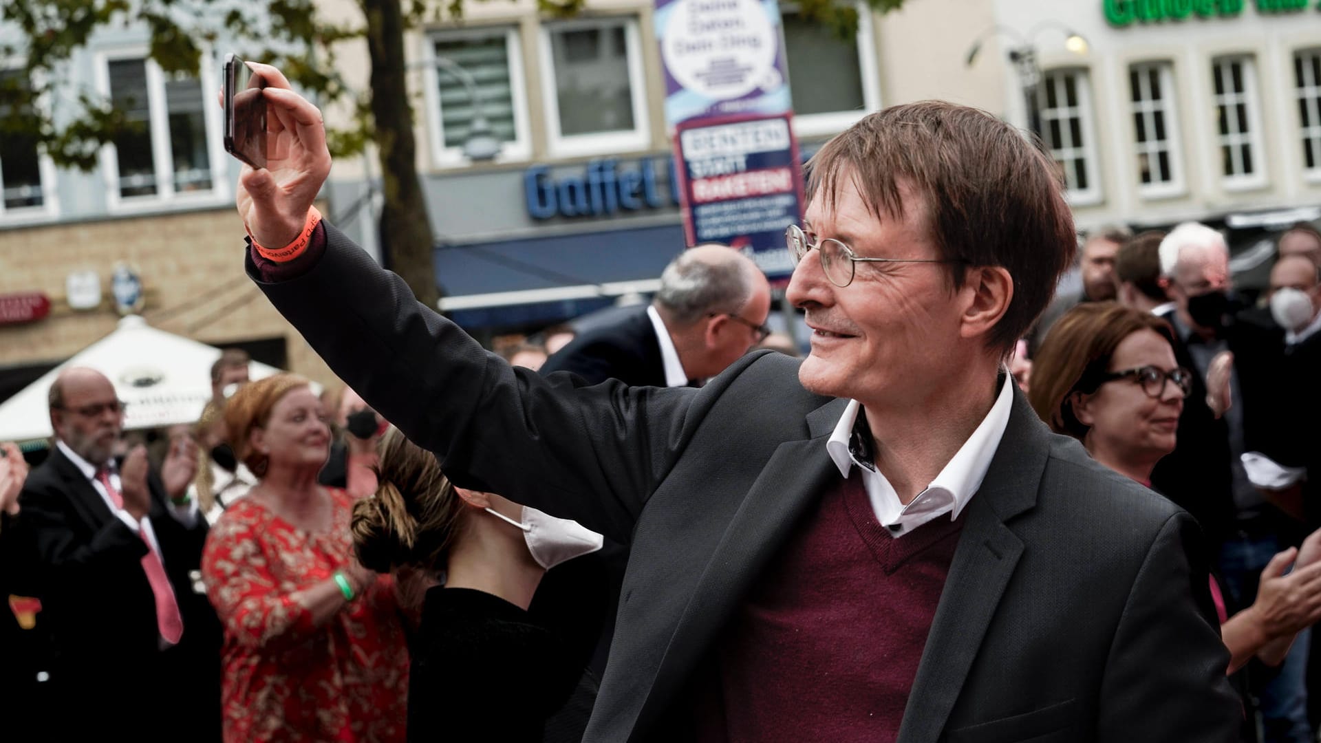 Karl Lauterbach: Der SPD-Politiker hat in seinem Wahlkreis deutlich gewonnen.