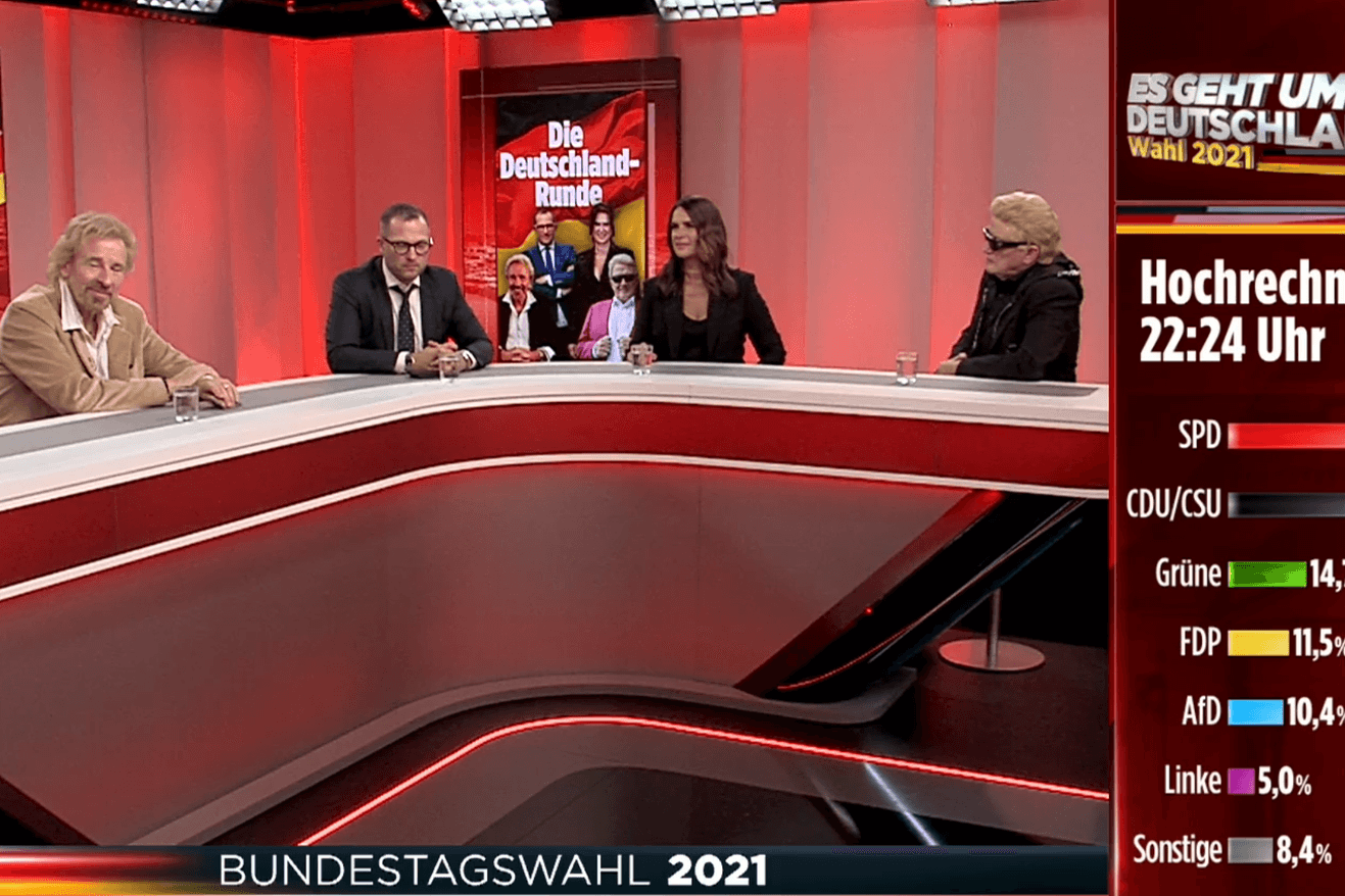 Bild TV: Bei der Wahlberichterstattung verwendete der Sender immer wieder auch Material von ARD und ZDF – ohne Genehmigung.