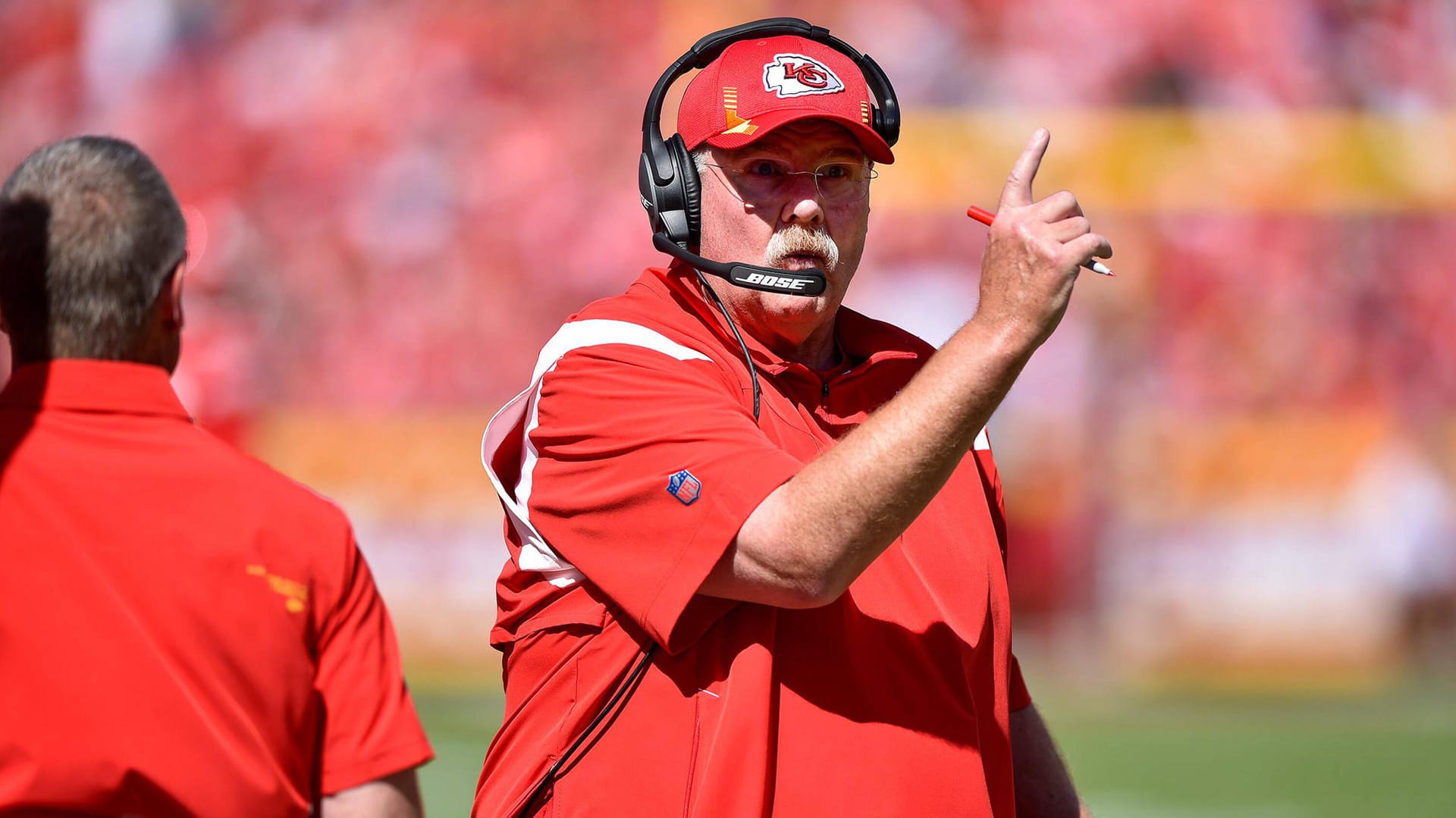 Musste ins Krankenhaus: NFL-Coach Andy Reid.