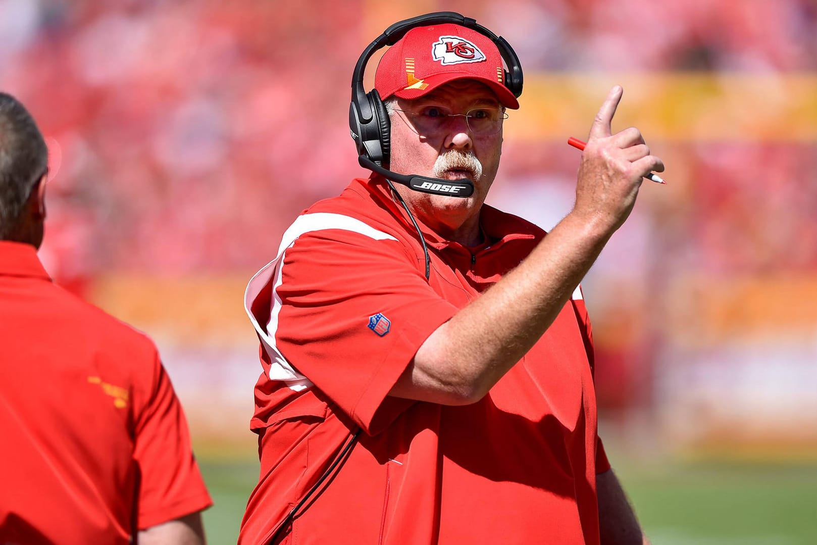 Musste ins Krankenhaus: NFL-Coach Andy Reid.