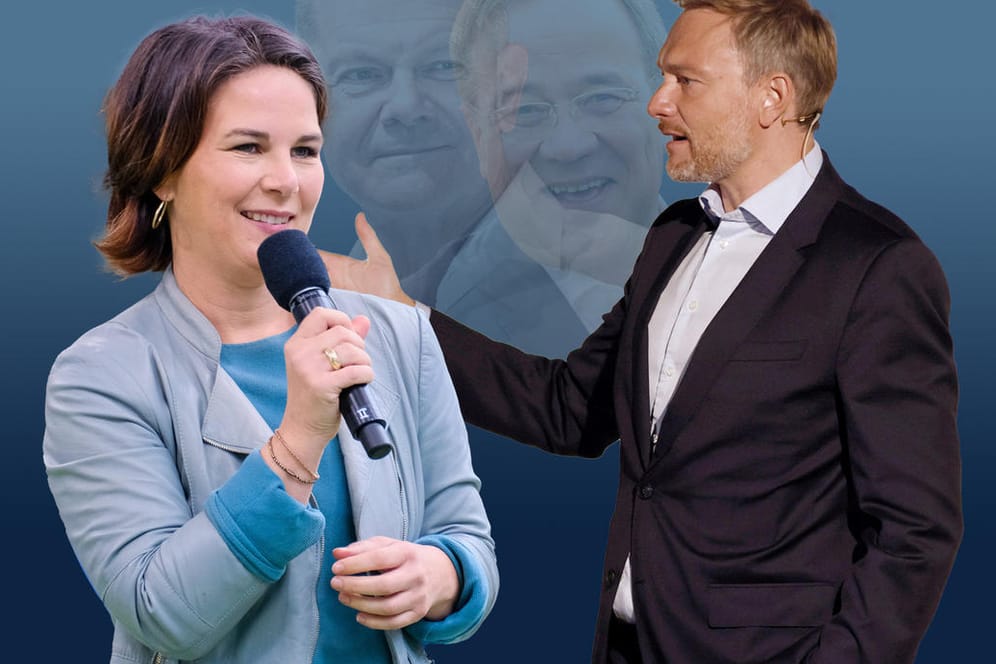 Annalena Baerbock und Christian Lindner: Die einstigen Kleinparteien sind mit viel Selbstbewusstsein ausgestattet.