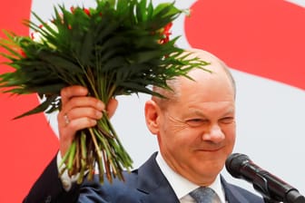 Olaf Scholz: Er hat mit der SPD das beste Ergebnis bei der Bundestagswahl erzielt.