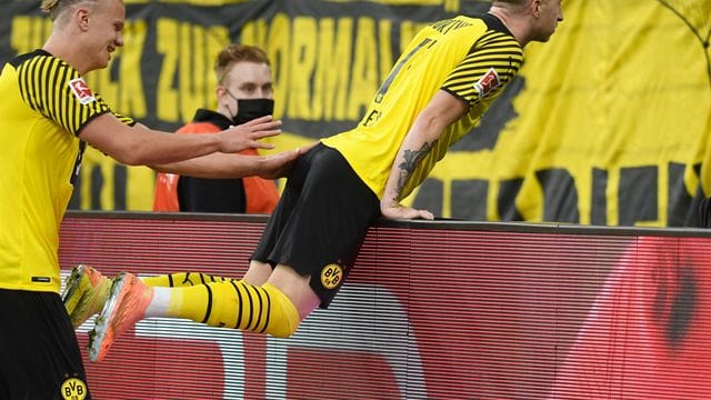 Erling Haaland und Marco Reus Erling Haaland und Marco Reus