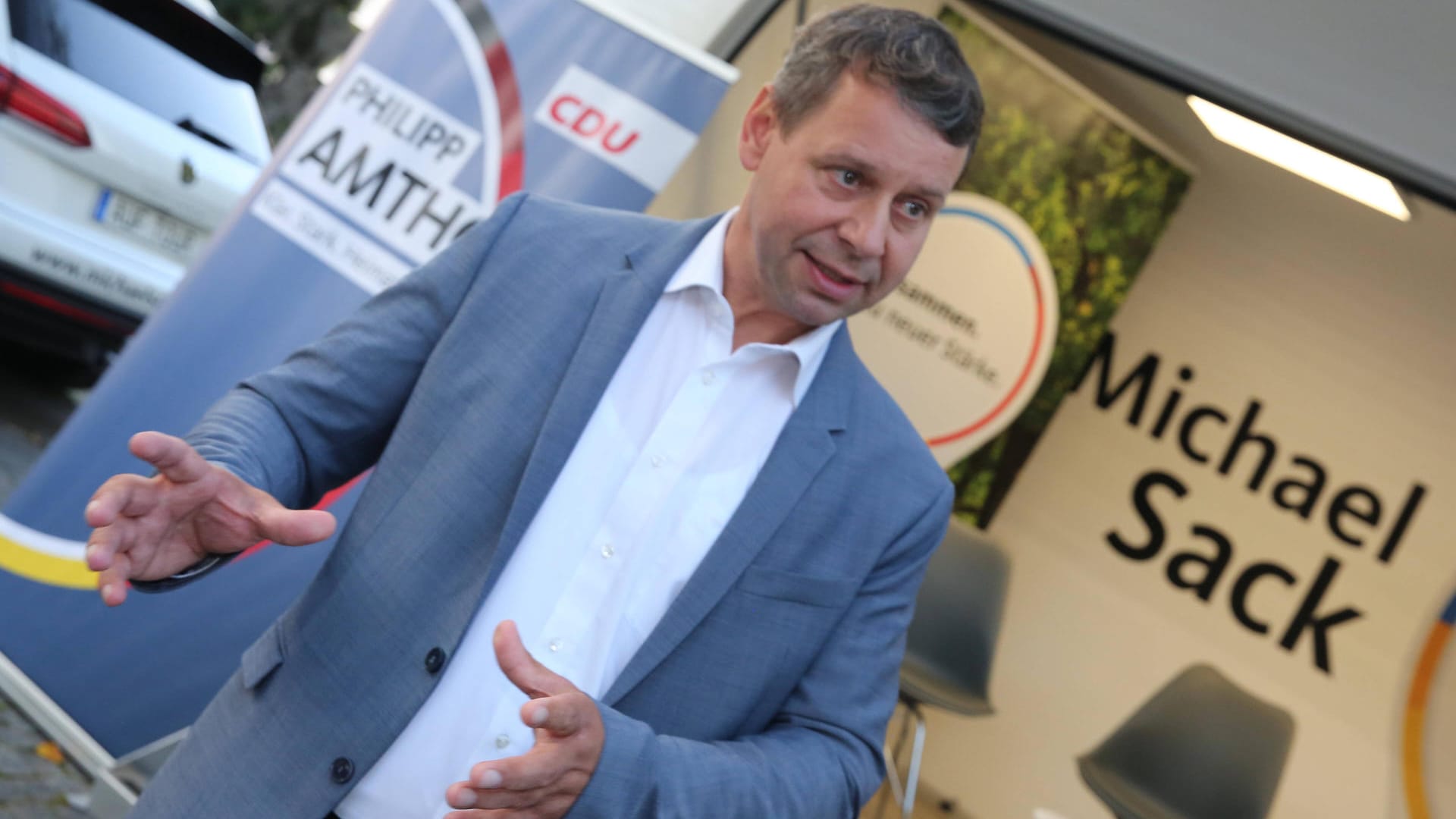 Michael Sack, Landesvorsitzender der CDU in Mecklenburg-Vorpommern: Er will auch auf sein Landtagsmandat verzichten. Michael Sack, Landesvorsitzender der CDU in Mecklenburg-Vorpommern: Er will auch auf sein Landtagsmandat verzichten.