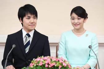Kei Komuro und Prinzessin Mako: 2017 verkündeten die beiden ihre Verlobung.