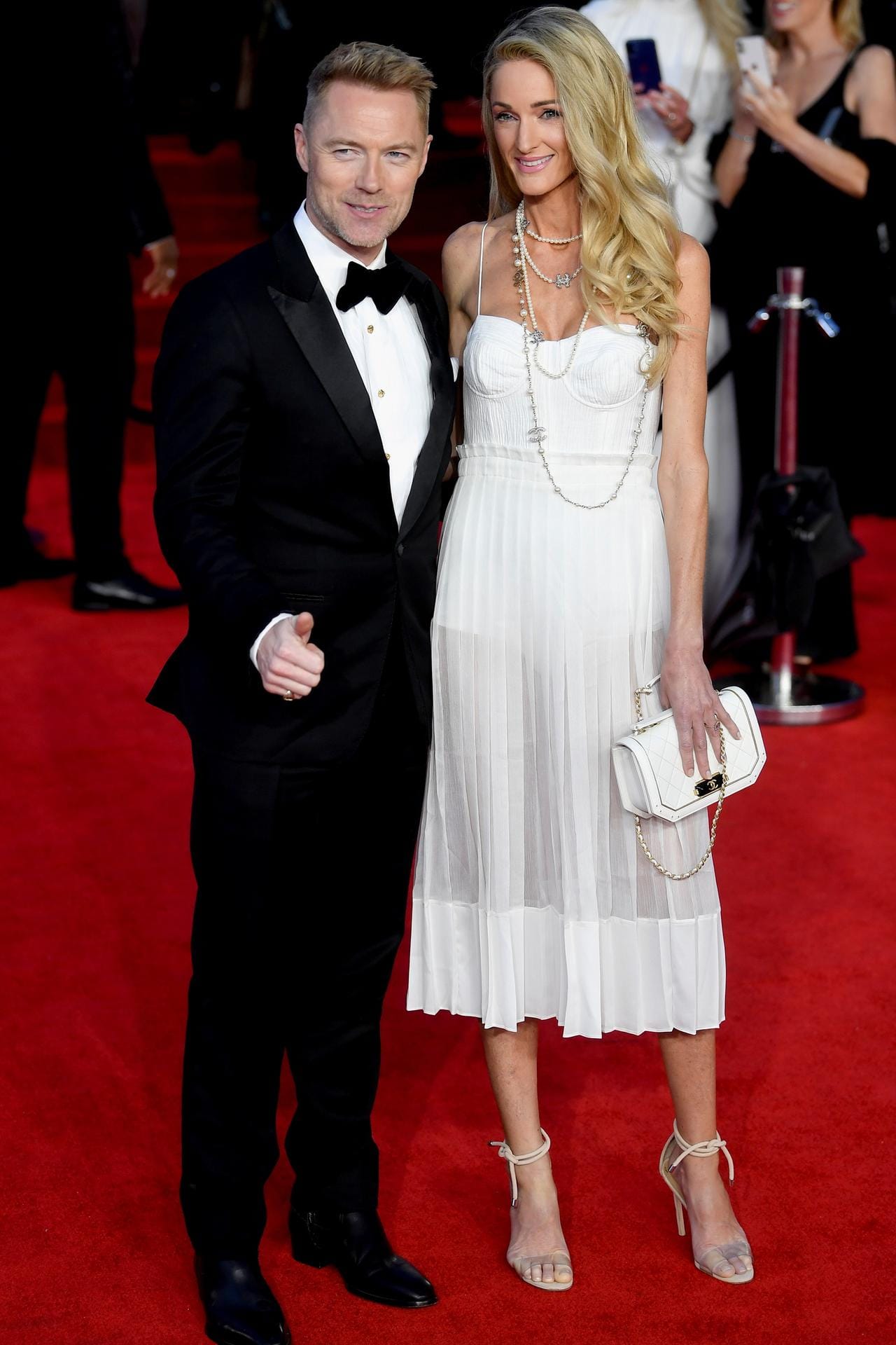 Sänger Ronan Keating mit seiner Frau Storm