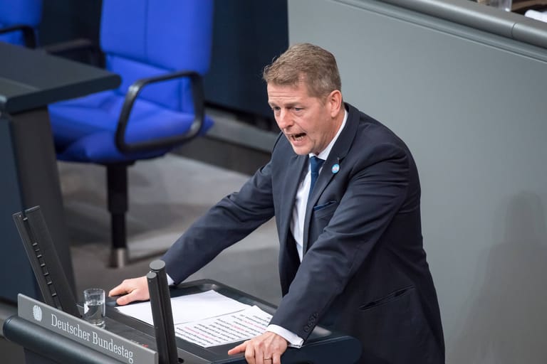Karsten Hilse: In Bundestagsreden wettert der Abgeordnete unter anderem gegen die "Klimahysterie".