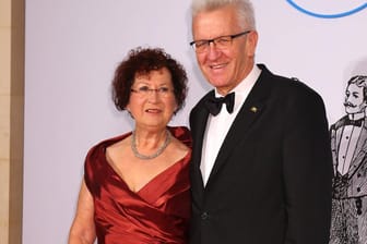 Winfried Kretschmann mit Frau Gerlinde: Das Ehepaar ist seit 1975 verheiratet.