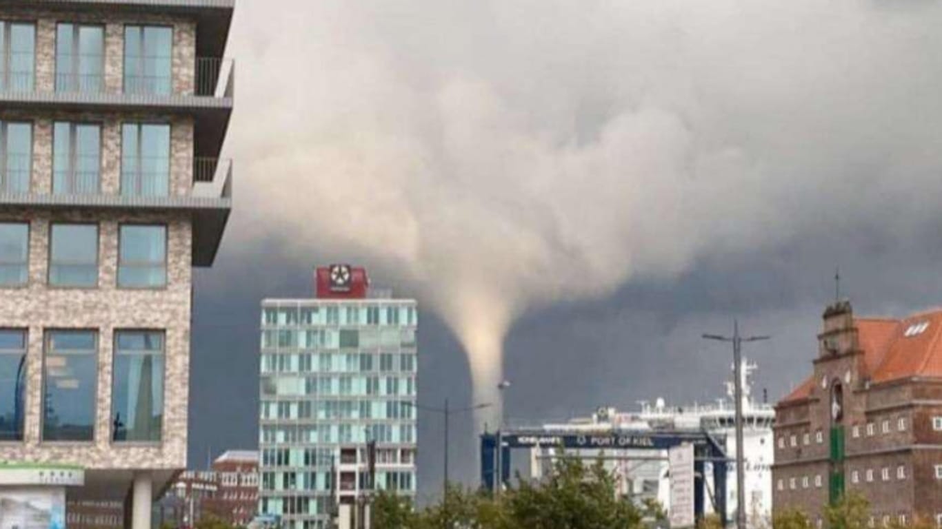 Tornado über Kiel