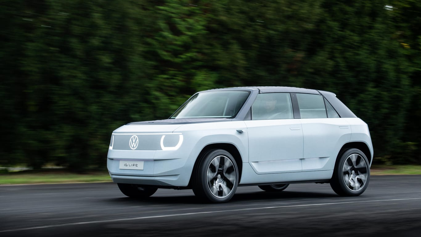 Der VW ID Life eröffnet die elektrische Kleinwagen-Familie: Das Einstiegsmodell soll rund 20.000 Euro kosten