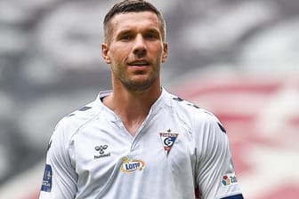 Lukas Podolski: Der Fußballer spielt aktuell für den polnischen Verein Górnik Zabrze.