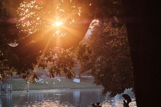 Sonnenuntergang in Berlin