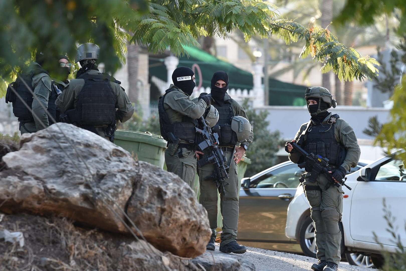 Israelische Spezialpolizei (Symbolbild): Eine Palästinenserin griff in Jerusalem Polizisten an und wurde erschossen.