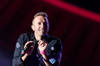 Chris Martin von Coldplay tritt beim Global Citizen Festival auf.