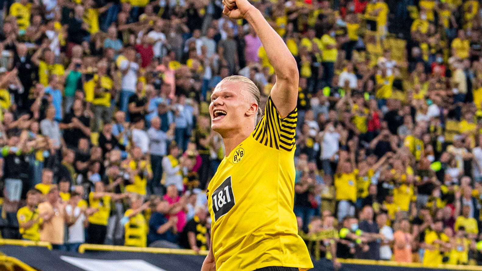 Erling Haaland und seine BVB-Teamkollegen dürfen sich schon im Spiel gegen Augsburg am Samstag auf ein volleres Stadion freuen.