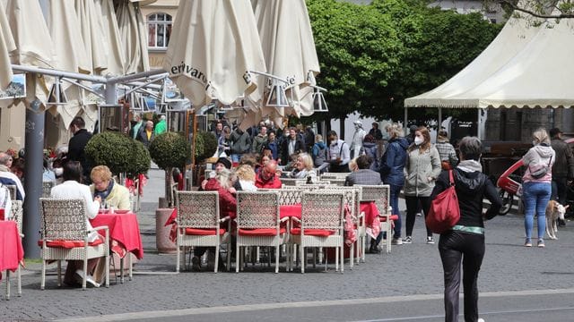 Außengastronomie in Erfurt