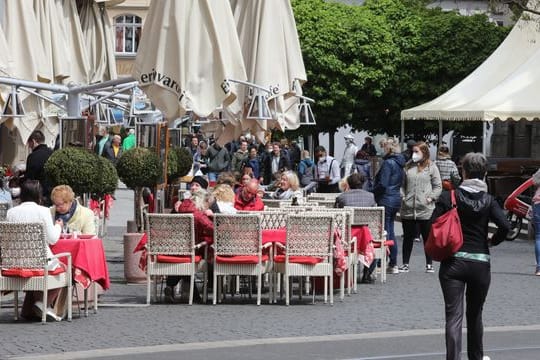 Außengastronomie in Erfurt