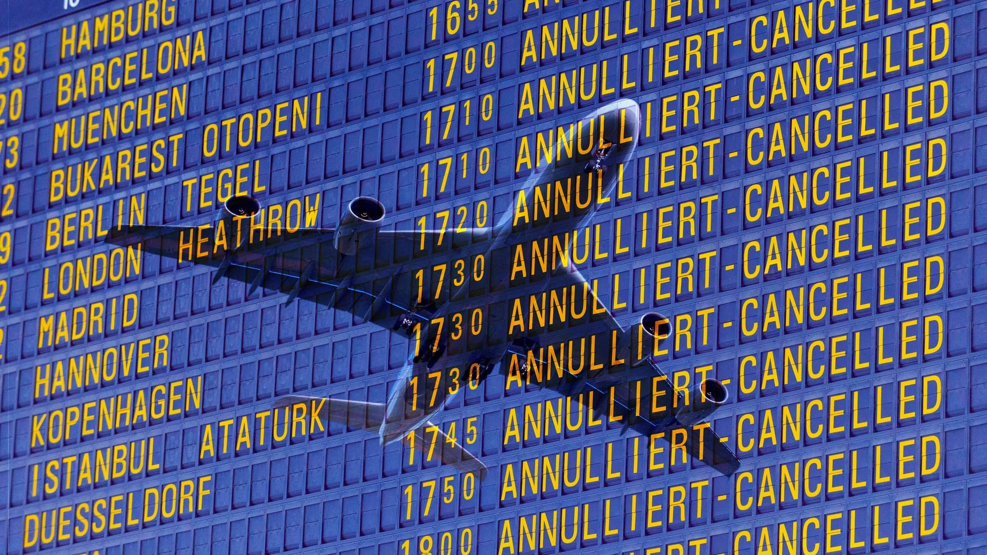 Annulierte Flüge: In der Corona-Krise wurden viele Flugverbindungen gestrichen. (Symbolbild)