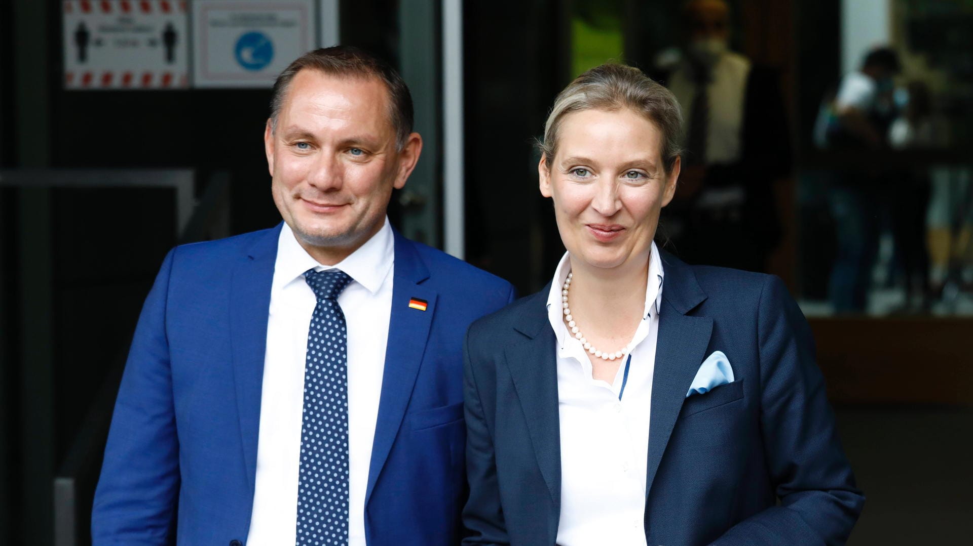 Tino Chrupalla und Alice Weidel: Sie gilt als erfahrener, er als beliebter.