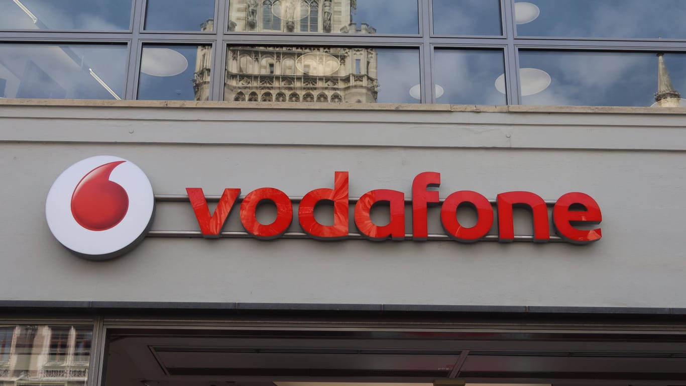 Das Logo von Vodafone: Der Provider informiert über Internet-Ausfälle.