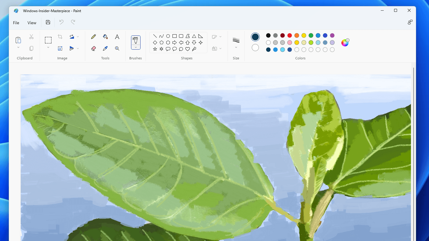 Microsoft stellt neue Paint-Version vor.