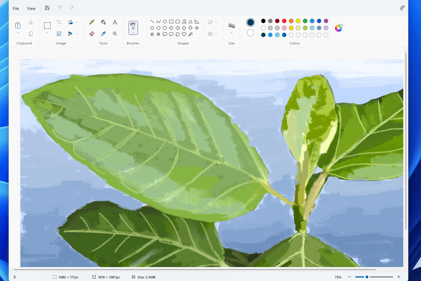 Microsoft stellt neue Paint-Version vor.