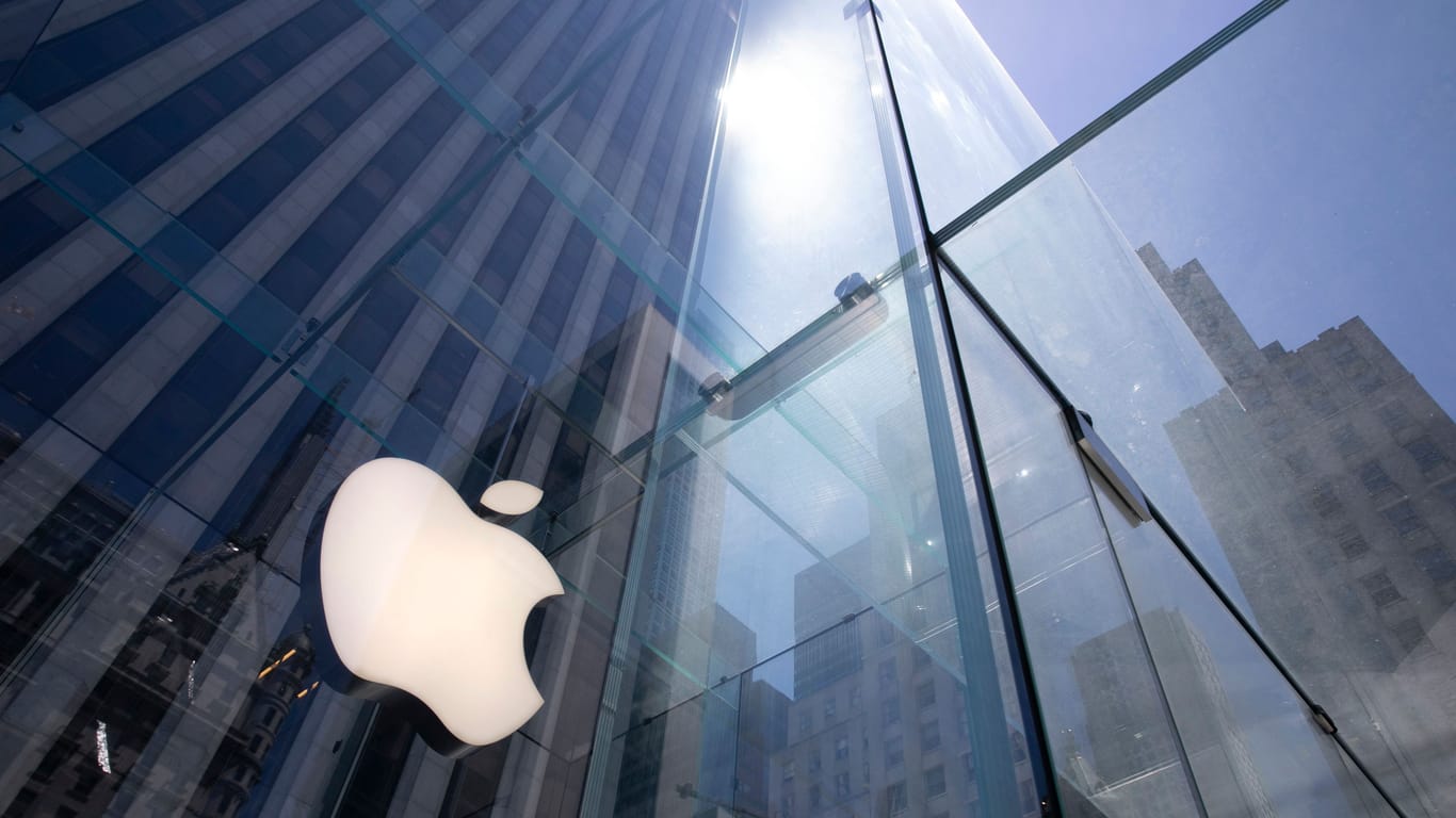 Das Logo von Apple: Am Dienstag wird das Unternehmen vermutlich die neuen iPhones vorstellen.