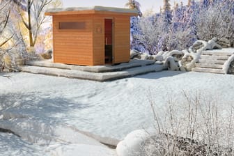 Eine eigene Sauna im Garten wird immer beliebter.