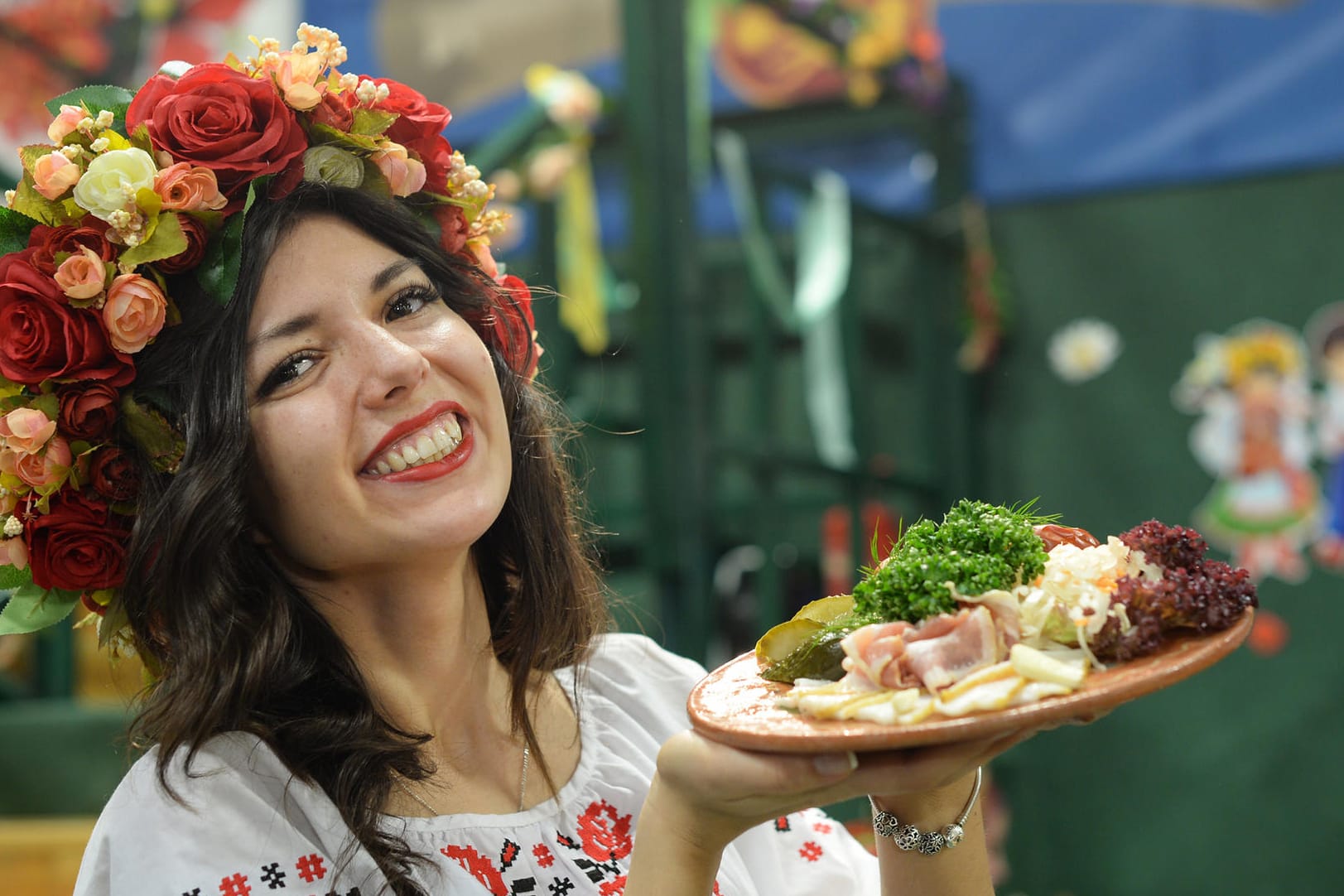 Leckereien aus der Ukraine auf der Internationalen Grünen Woche in Berlin.