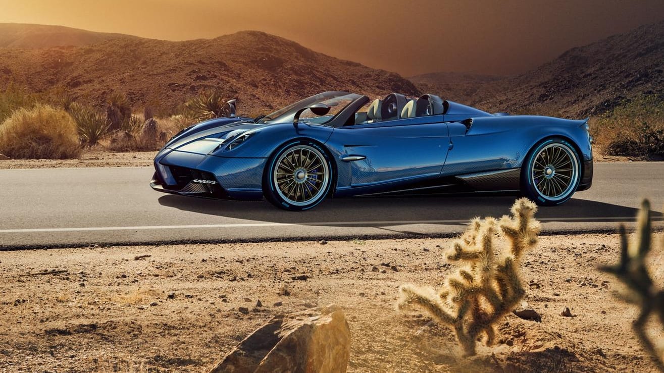 Auf dem Genfer Autosalon zeigt Pagani den Huayra als Roadster. Auf dem Genfer Autosalon zeigt Pagani den Huayra als Roadster.