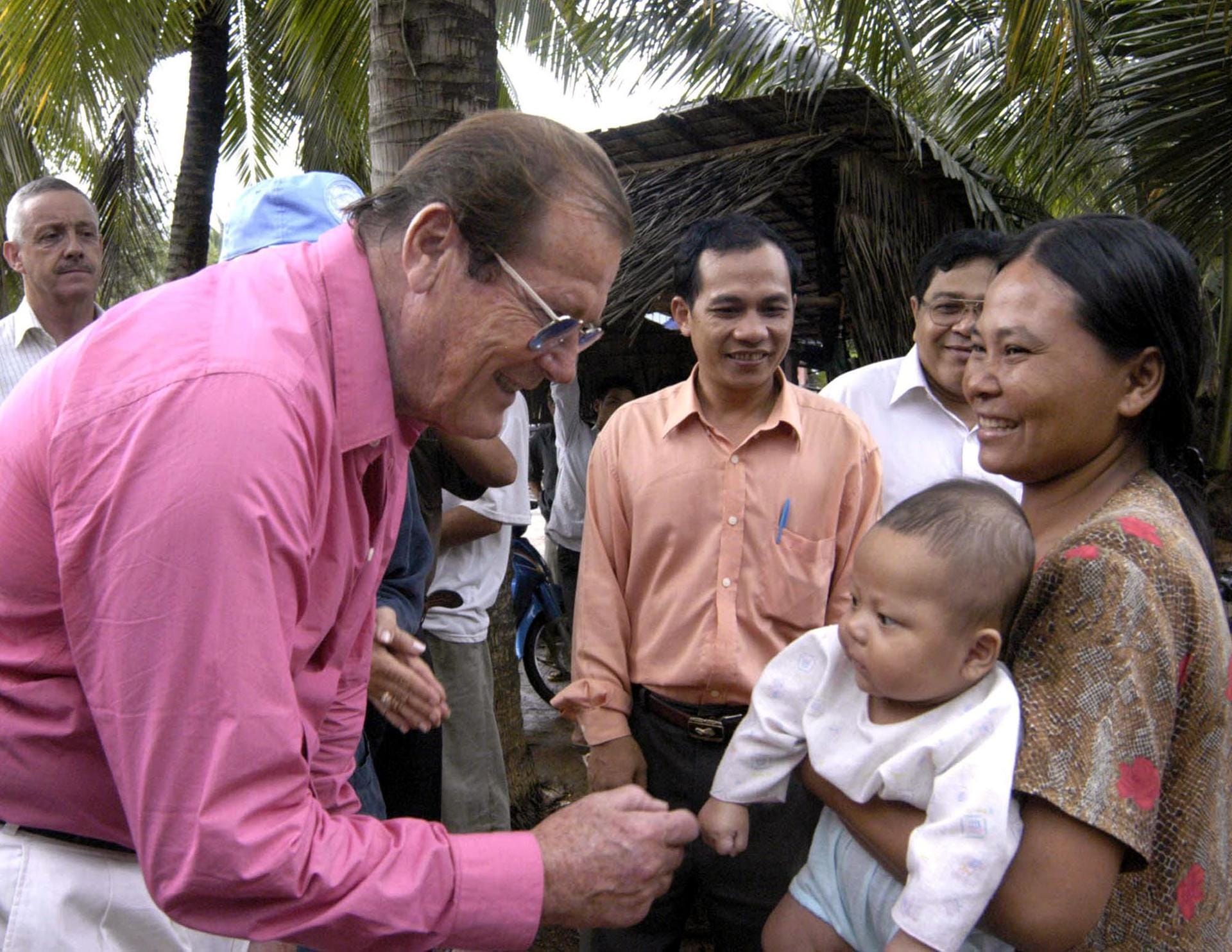 Roger Moore war jahrelang Botschafter von Unicef.