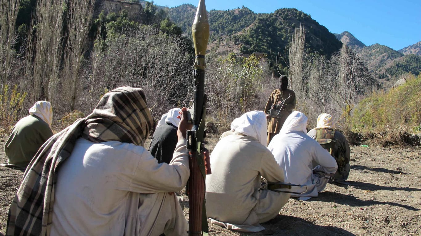 Pakistanische Talibans im Grenzgebiet