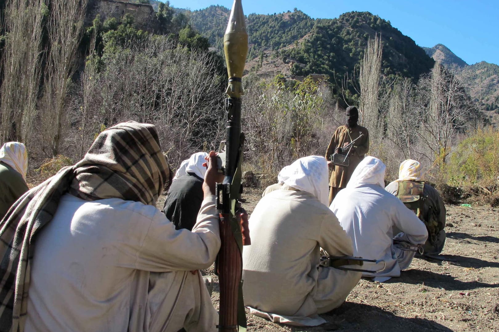 Pakistanische Talibans im Grenzgebiet